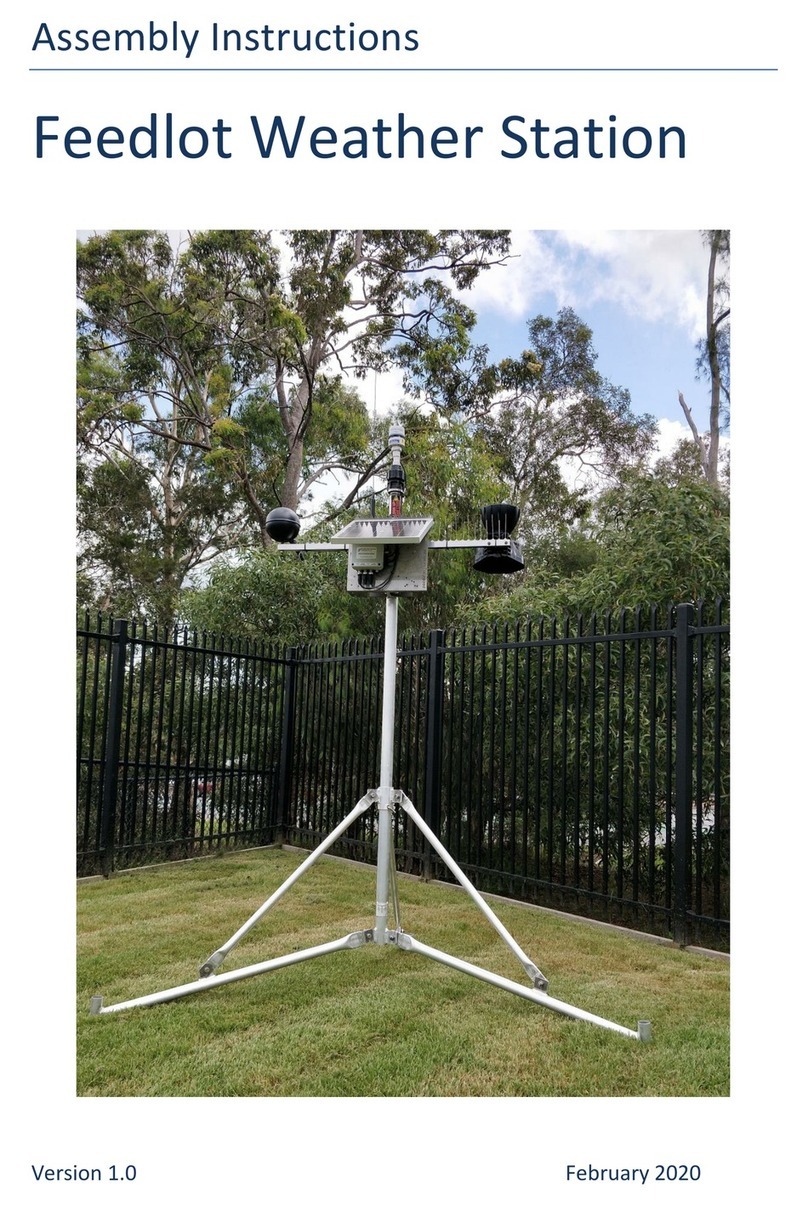 Pacific Data Systems Feedlot Weather Station Assembly instructions