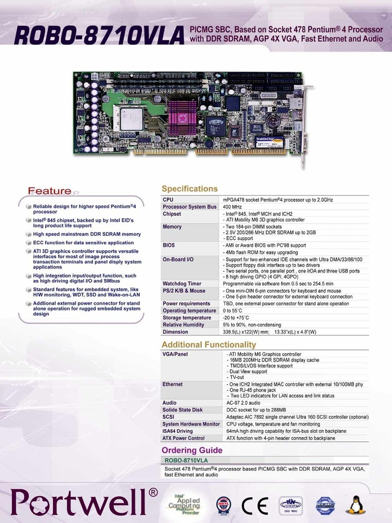 Portwell ROBO-8710VLA user manual