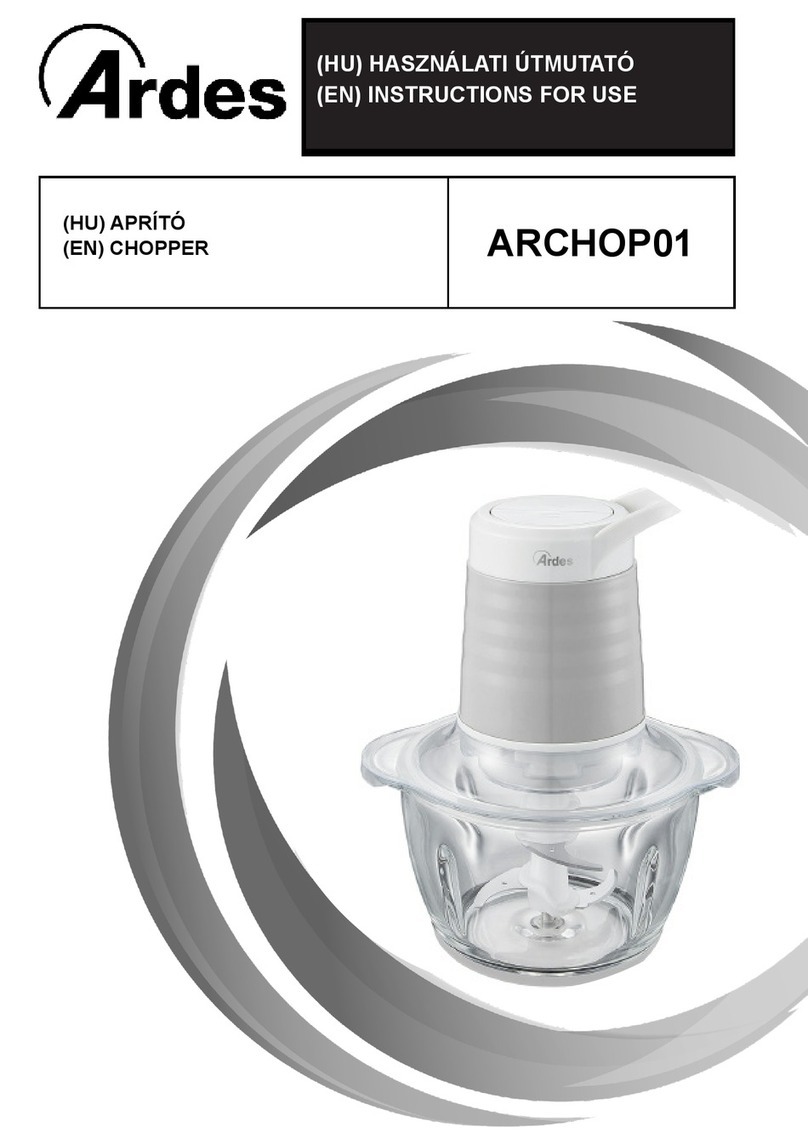 ARDES ARCHOP01 Instructions for use