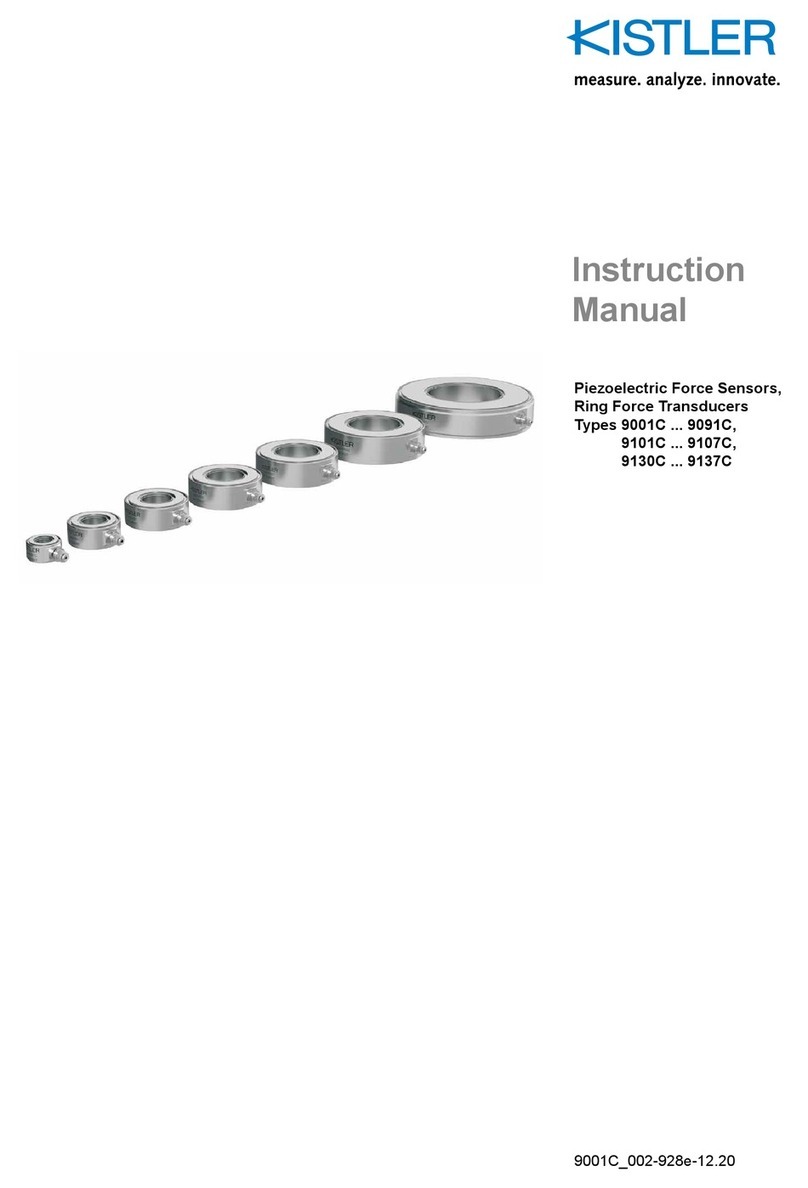 Kistler 9001C Series instruction manual