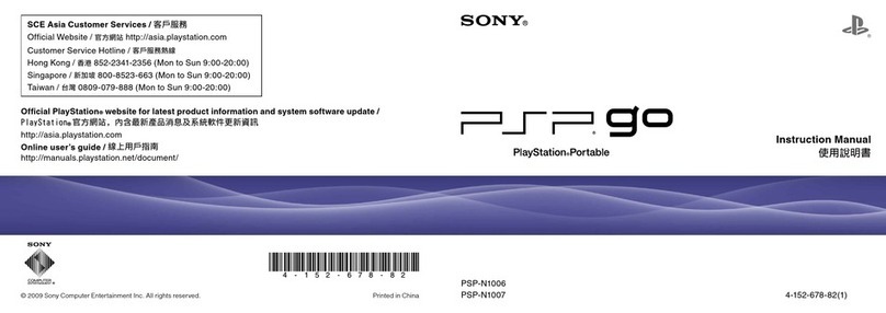 Sony PSP go User manual