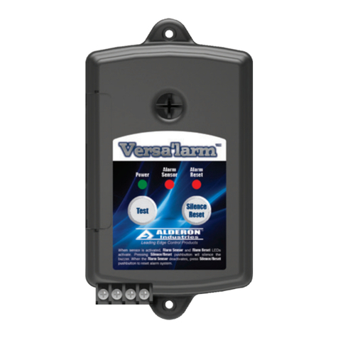 Alderon Industries Versa'larm 8124 User manual