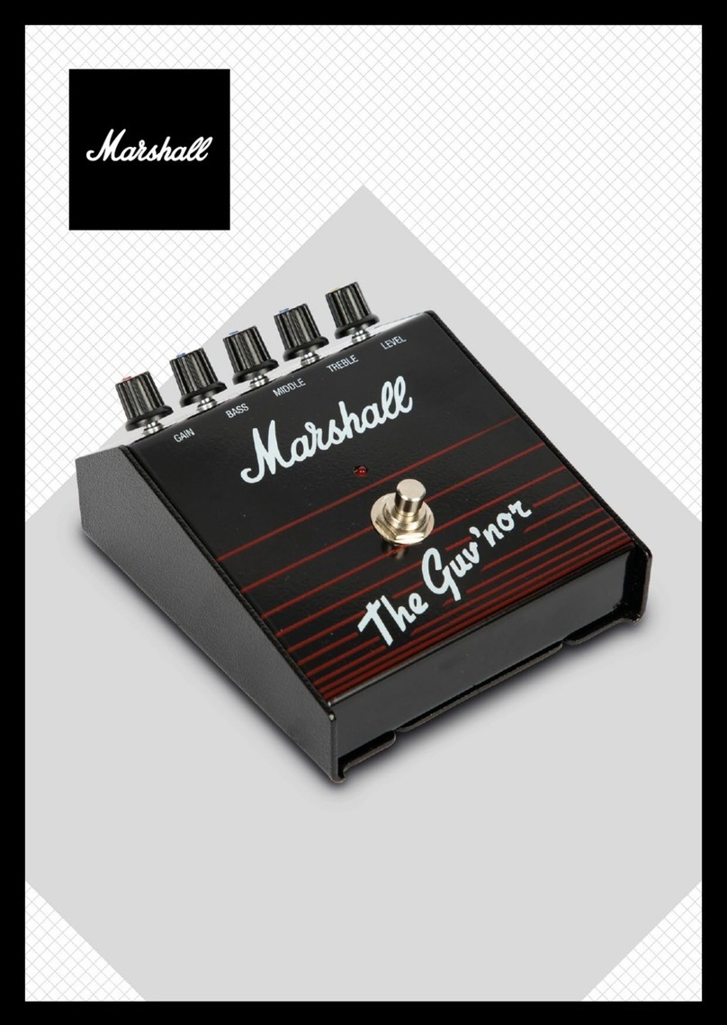 Marshall Amplification GUV'NOR manual