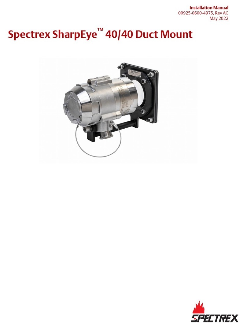 Spectrex SharpEye 40/40 Duct Mount User manual