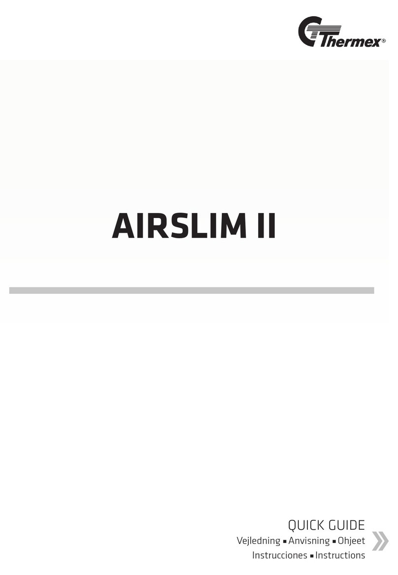 THERMEx AIRSLIM II quick start guide