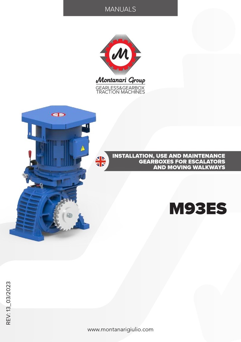 Montanari M93ES Installation, use and maintenance Montanari M93ES Installation, use and maintenance