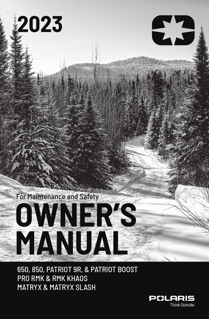 Polaris 650 2023 owner's manual