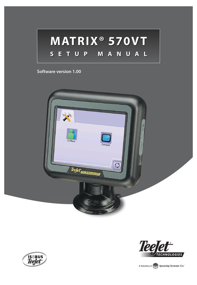 Spraying Systems TeeJet Matrix 570VT Setup manual
