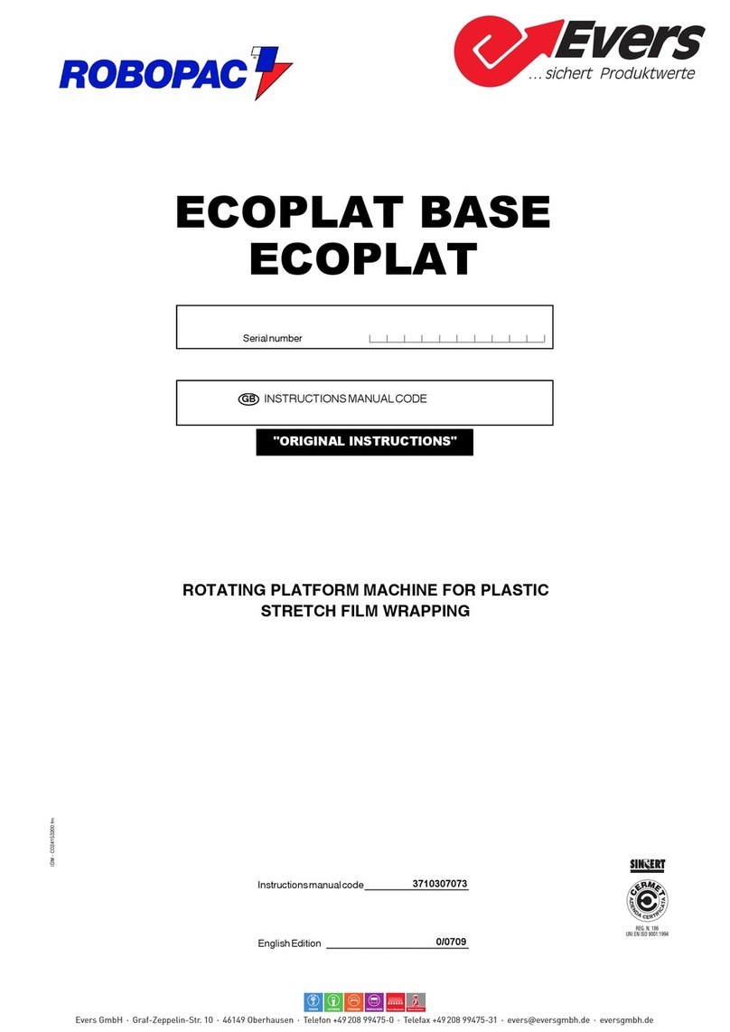 Robopac Ecoplat Base User manual