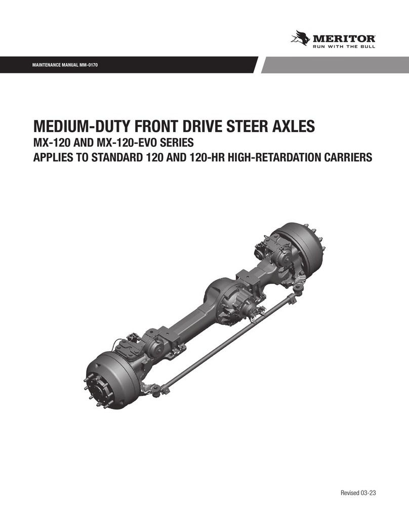 Meritor MM-0170 Maintenance manual