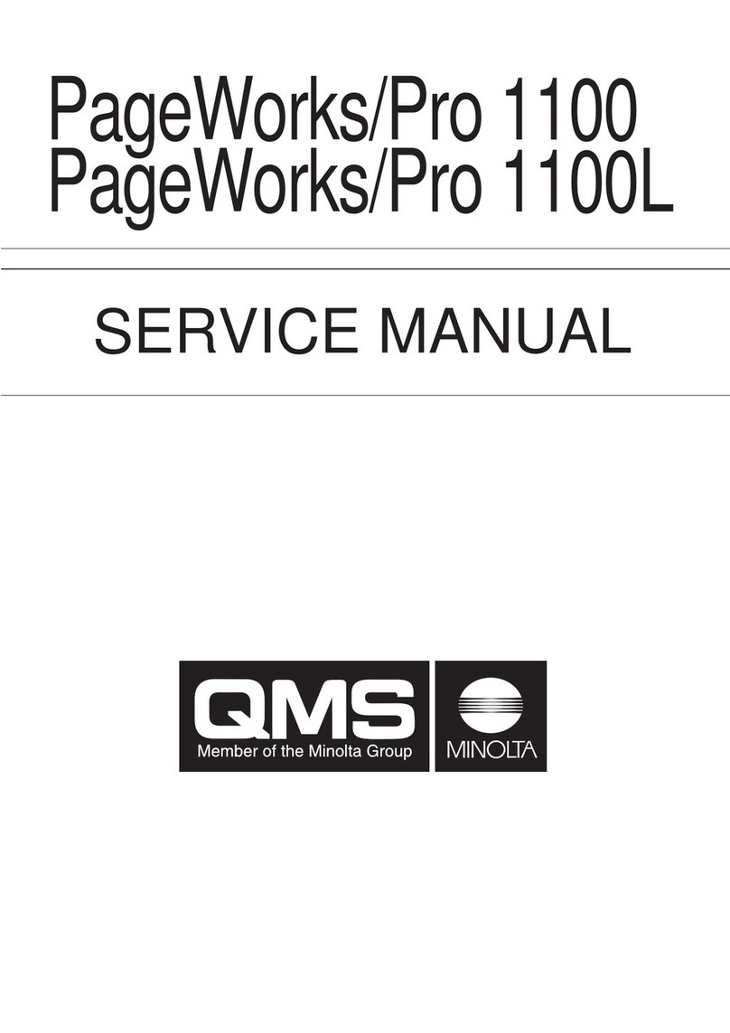 Minolta QMS PageWorks/Pro 1100 User manual