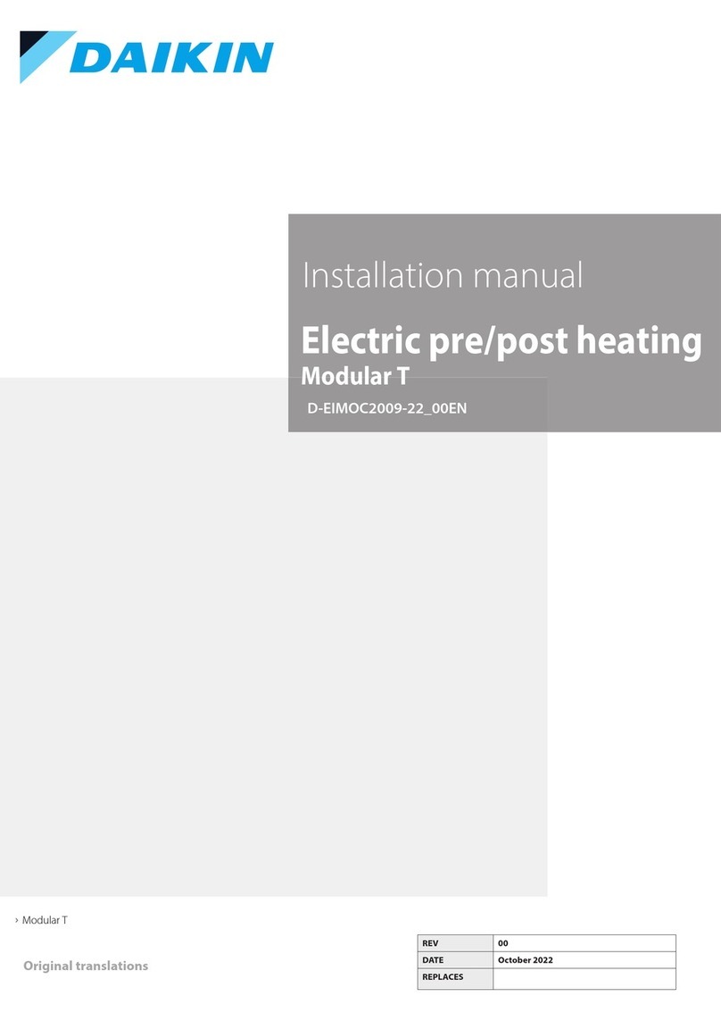 Daikin Modular T User manual