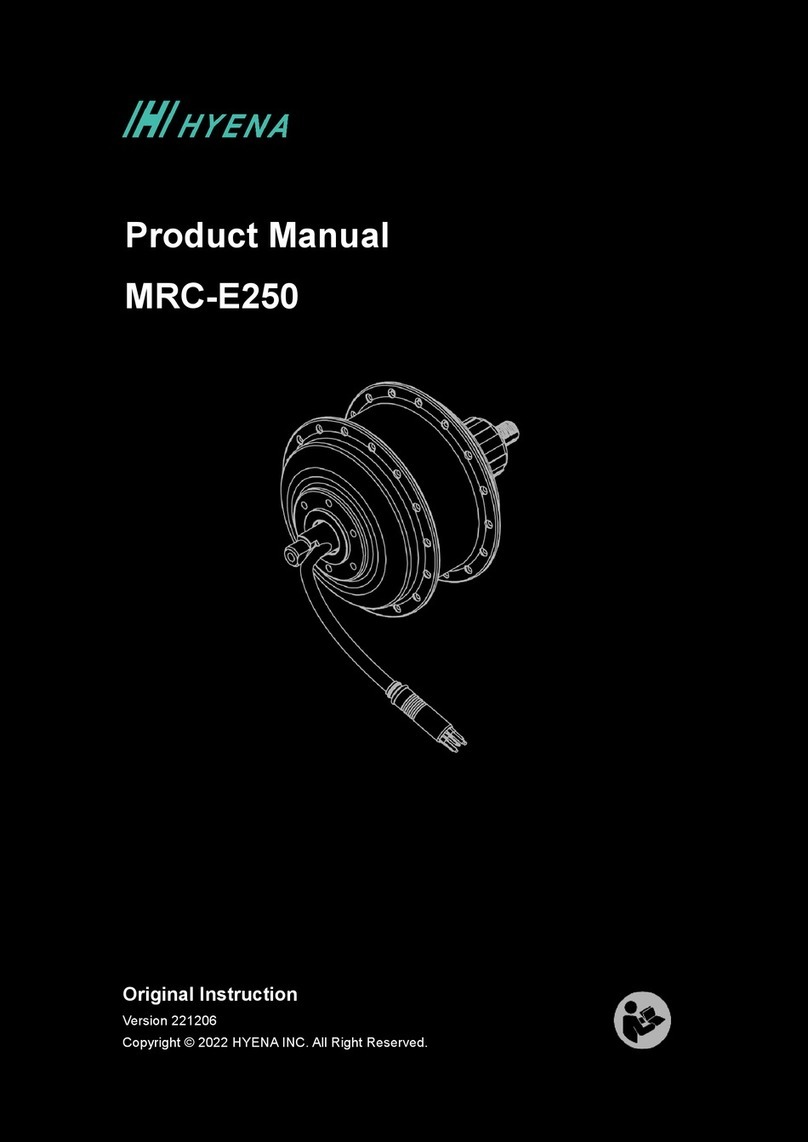 Hyena MRC-E250 product manual