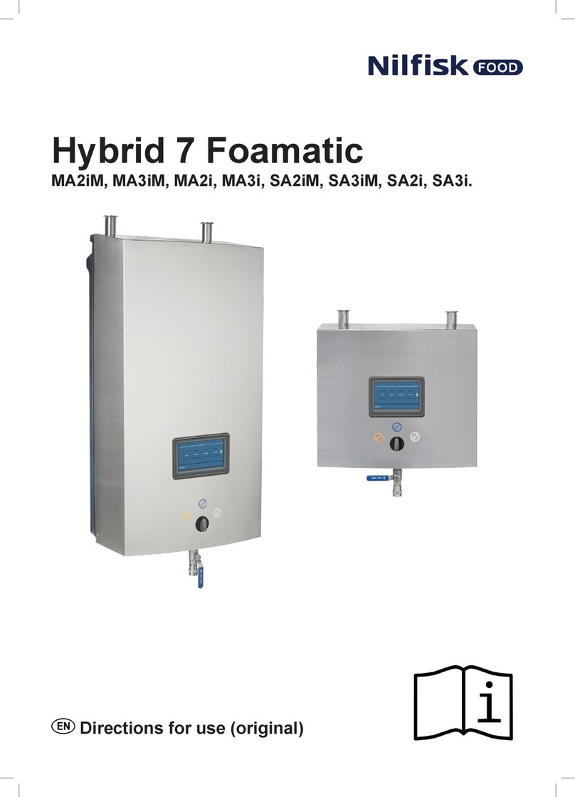 Nilfisk-Advance Hybrid 7 Foamatic Directions for use