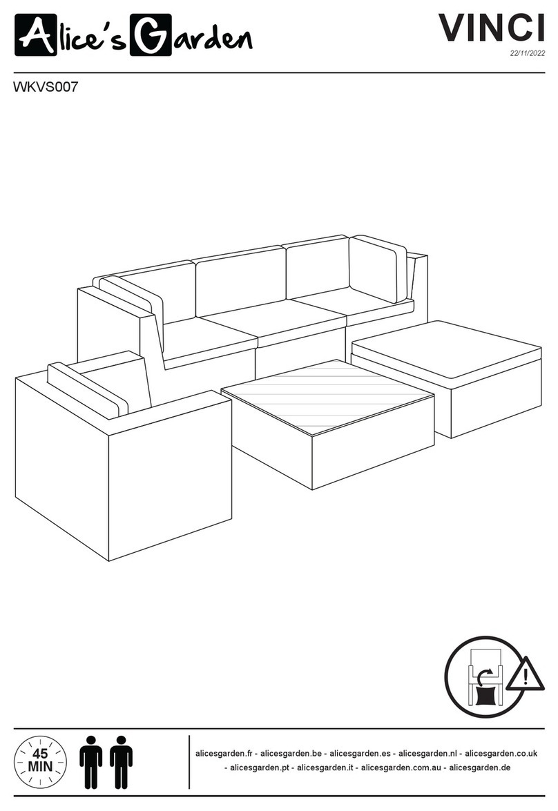 Alice's Garden VINCI WKVS007 User manual