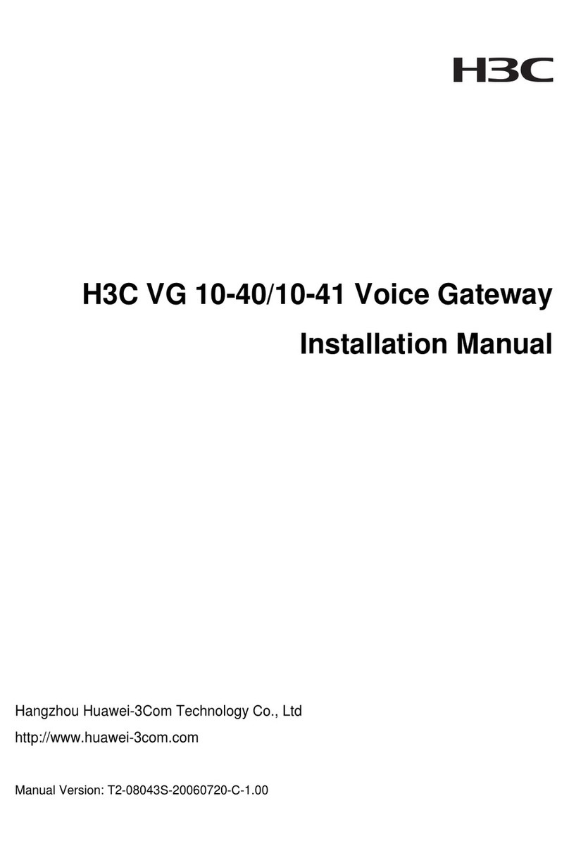 H3C VG 10-40 User manual