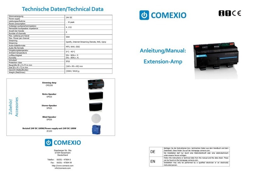 COMEXIO Extension-Amp manual