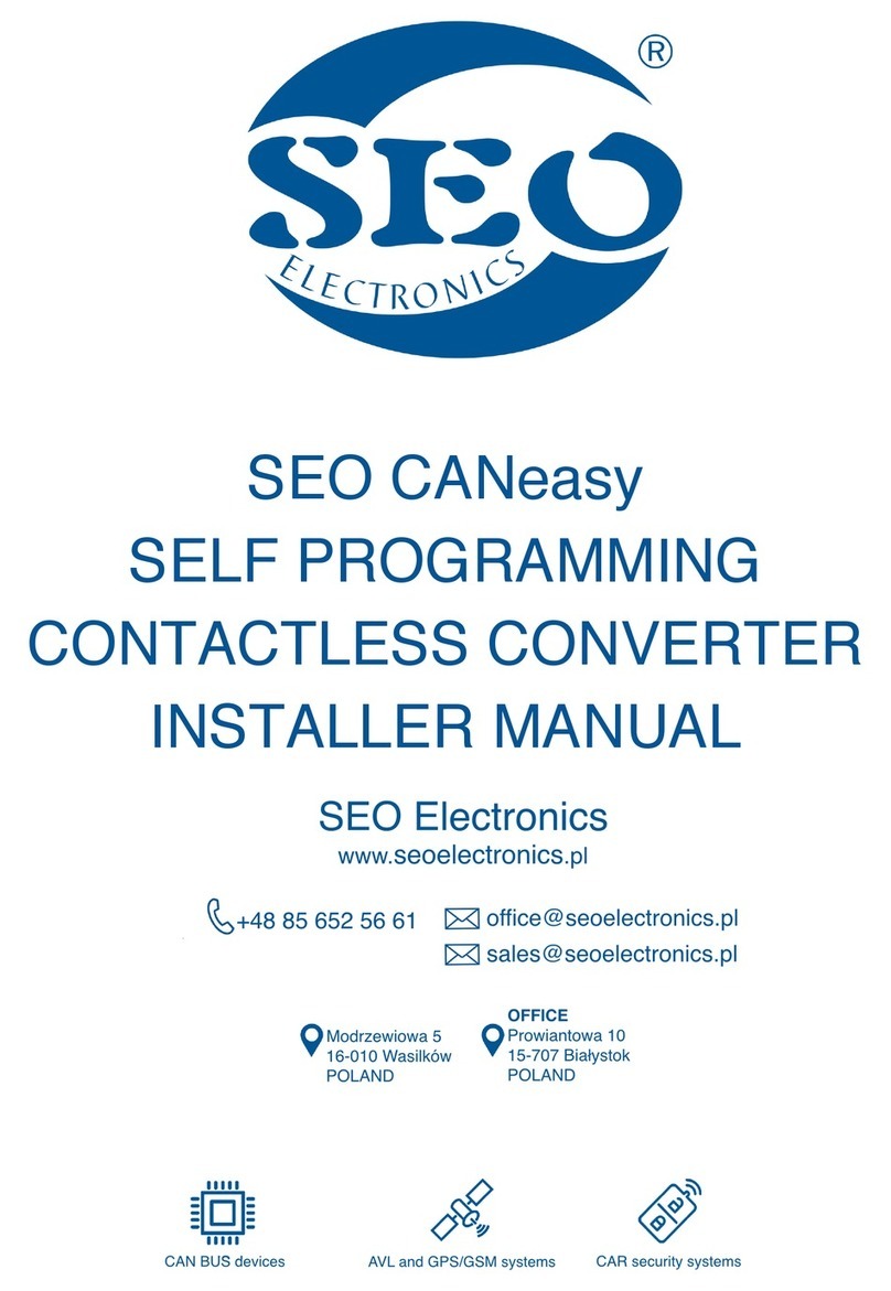 SEO Electronics CANeasy Installer manual SEO Electronics CANeasy Installer manual