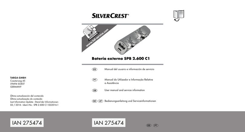 Silvercrest SPB 2.600 C1 Instruction sheet Silvercrest SPB 2.600 C1 Instruction sheet