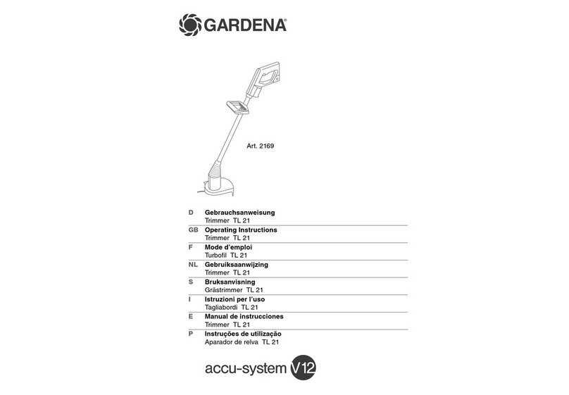 Gardena TL 21 operating instructions