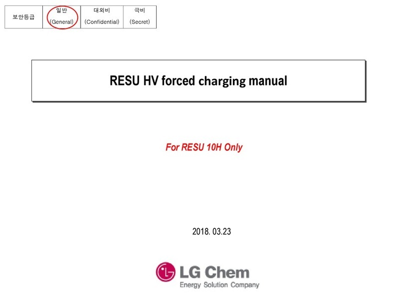 LG RESU 10H User manual
