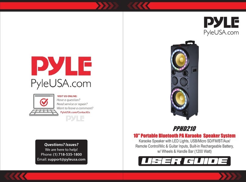 Pyle PPHD210 User manual