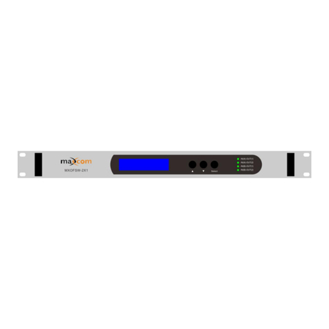 Maxcom MX-OFSW-2X1 user manual Maxcom MX-OFSW-2X1 user manual