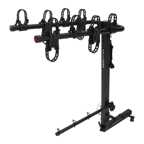Hollywood Racks Road Runner 3 Series Assembly and installation instructions