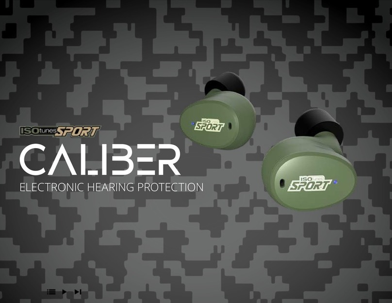 ISOtunes SPORT CALIBER manual