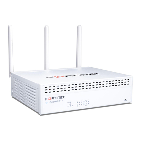 Fortinet FortiWiFi 80F Series quick start guide