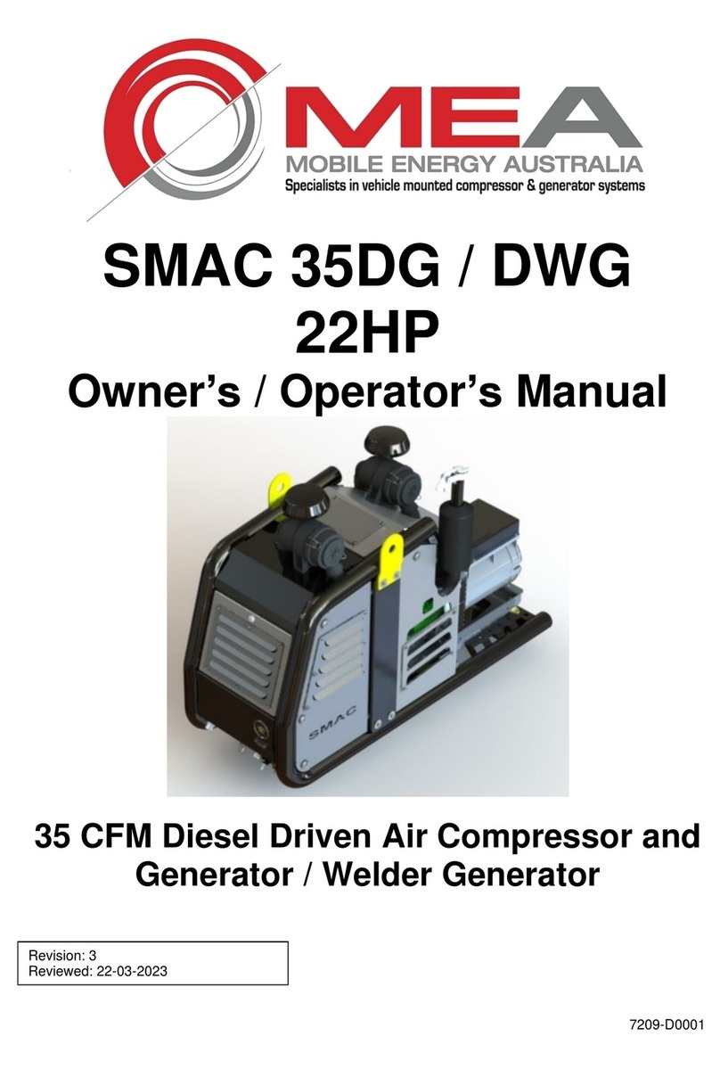 Mea SMAC 35DG Owner's/operator's manual