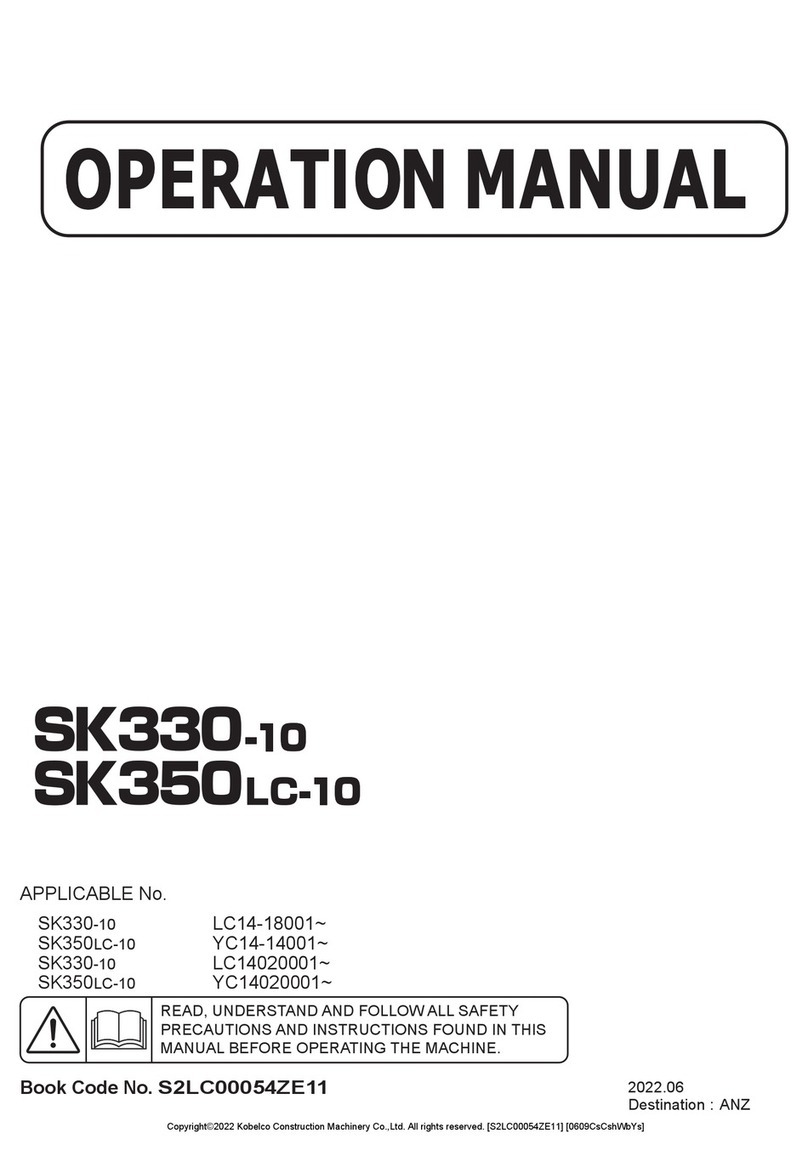 Kobelco SK330-10 Operation manual