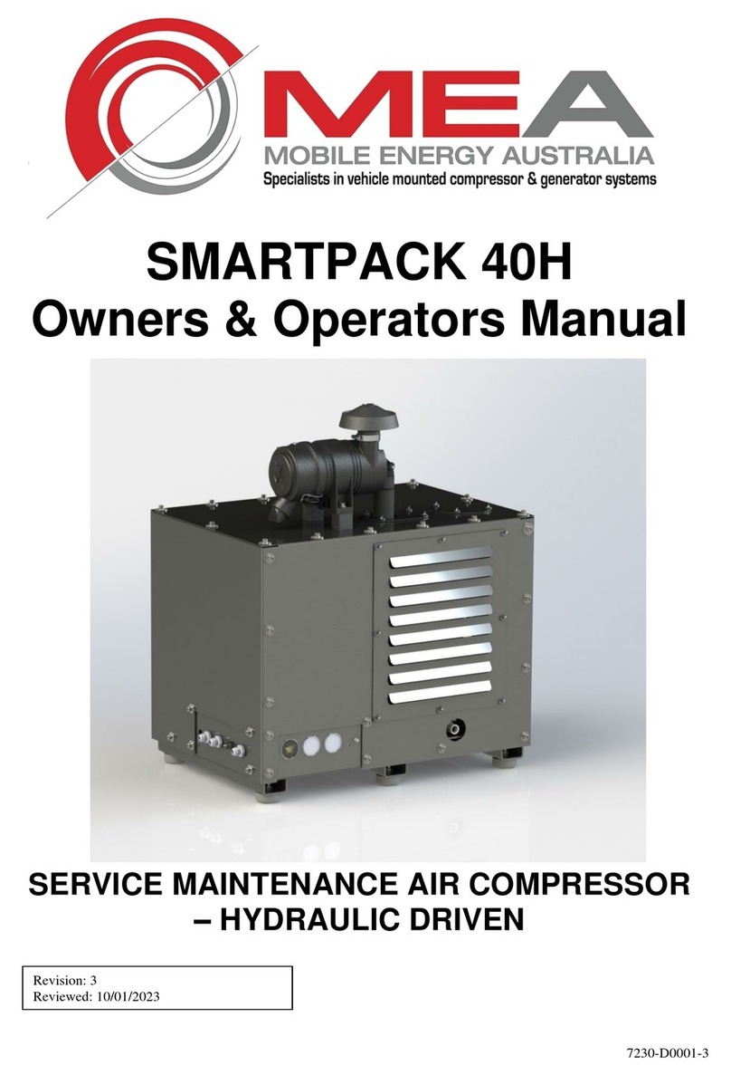Mea SMARTPACK 40H Owner's/operator's manual