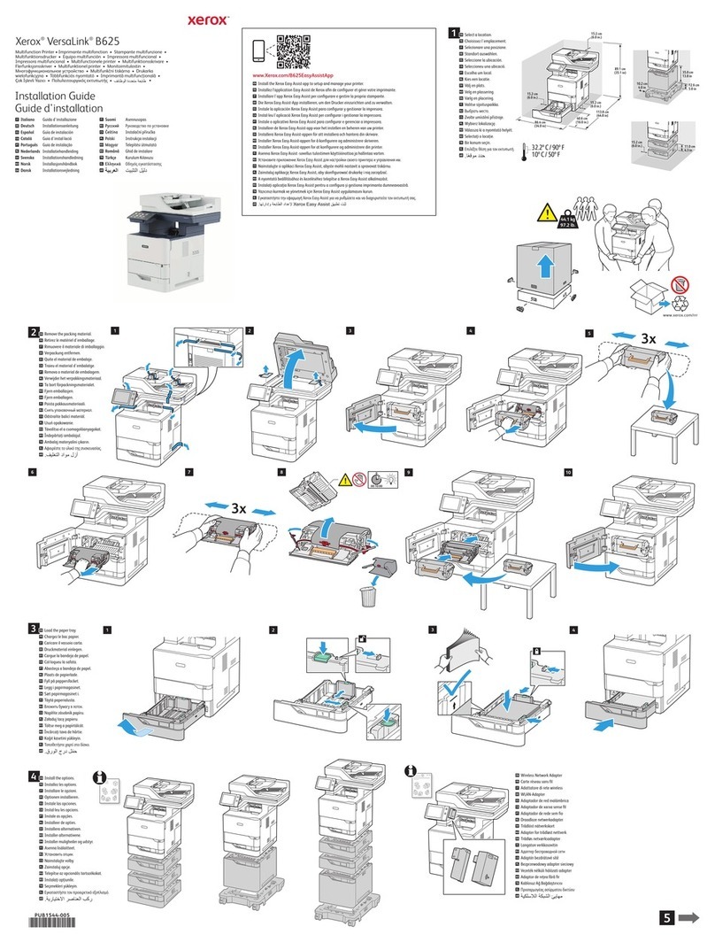 Xerox VersaLink B625 User manual