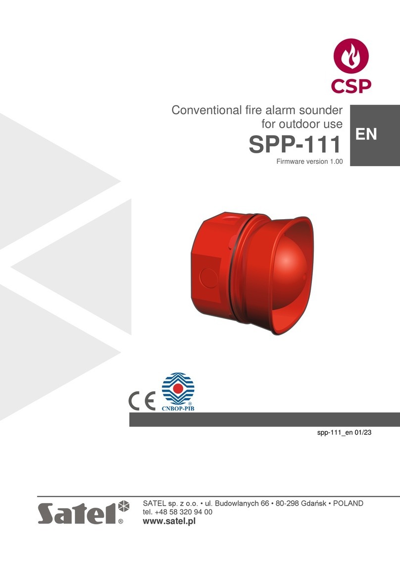 Satel CSP SPP-111 instruction manual