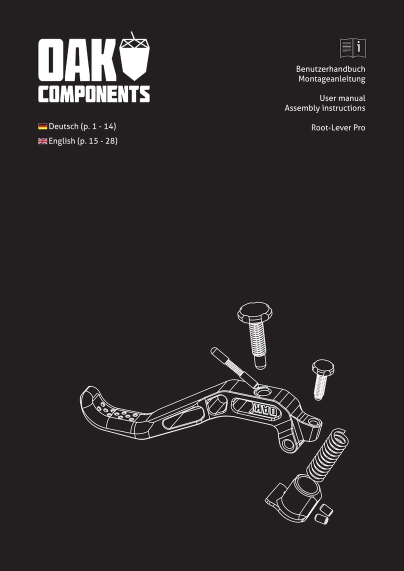 OAK Root-Lever Pro User manual and assembly instructions