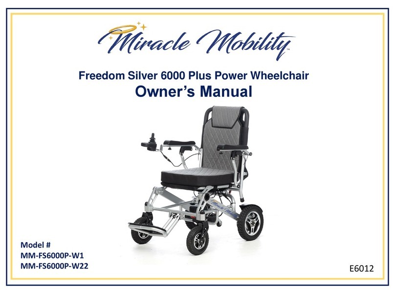 Miracle Mobility Freedom Silver 6000 Plus owner's manual