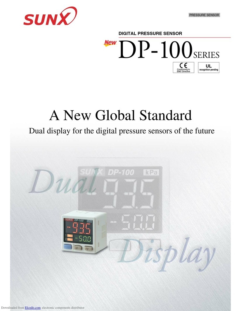 Sunx DP-100 Series Operating manual