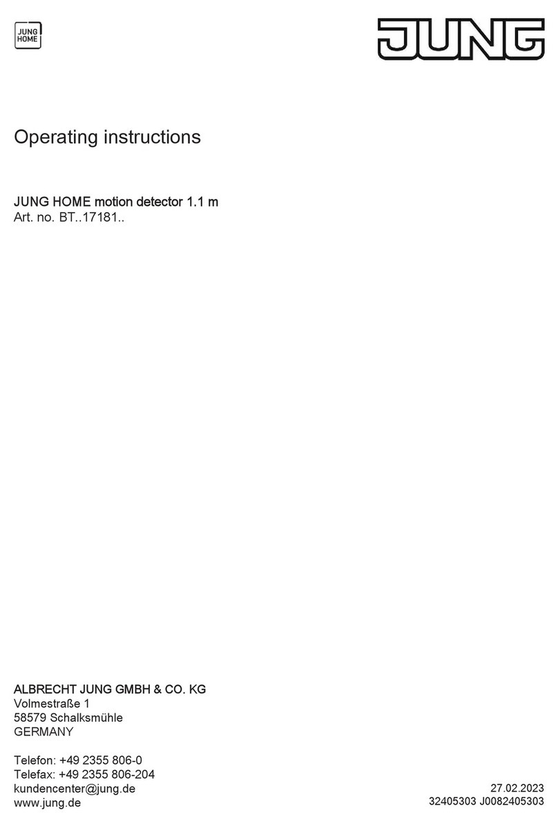 Jung HOME BT 17181 Series User manual
