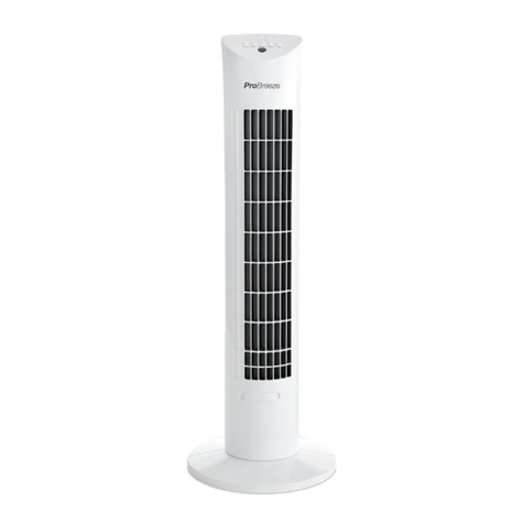 Pro Breeze PB-F03 instruction manual