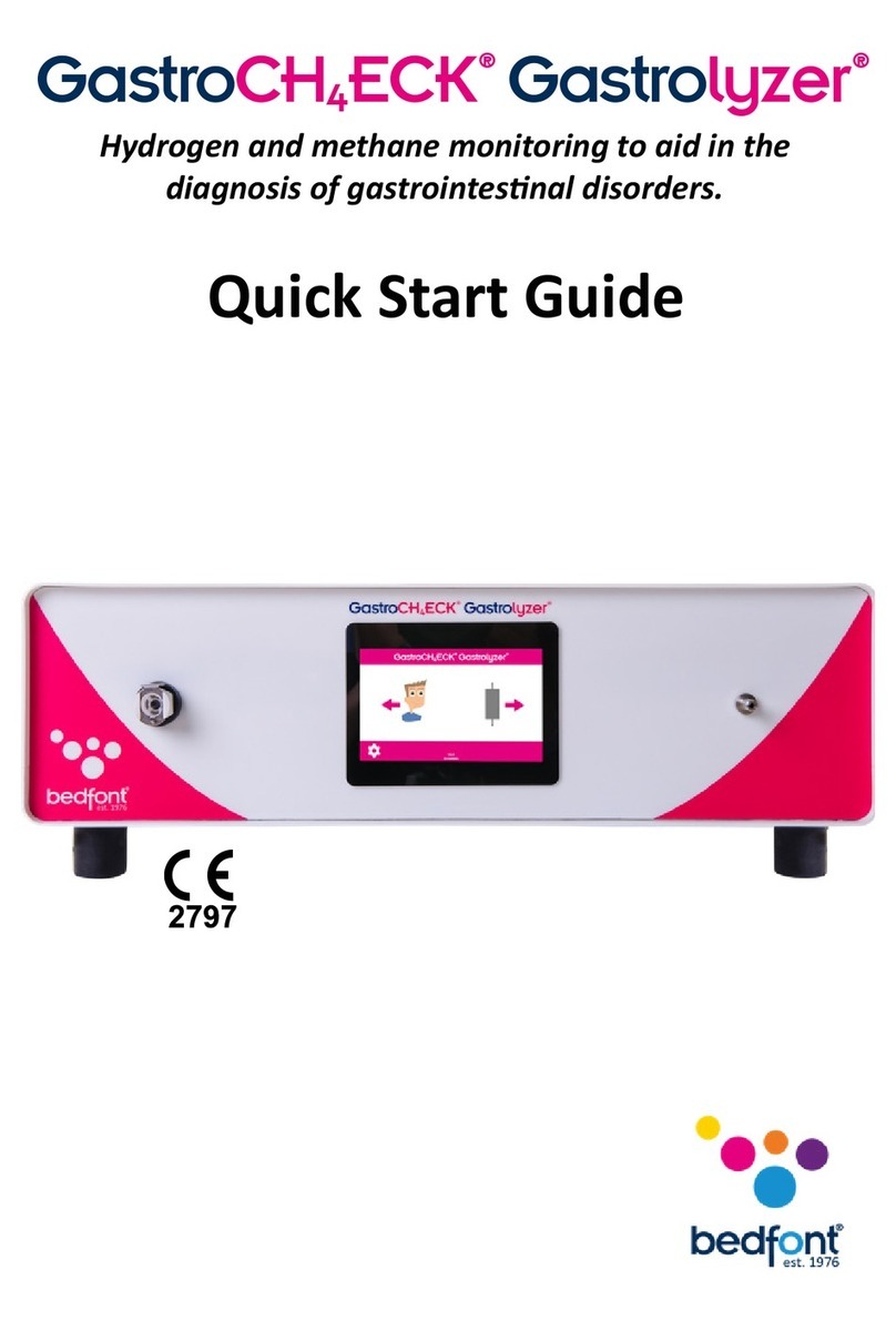 Bedfont GastroCH4ECK Gastrolyzer quick start guide