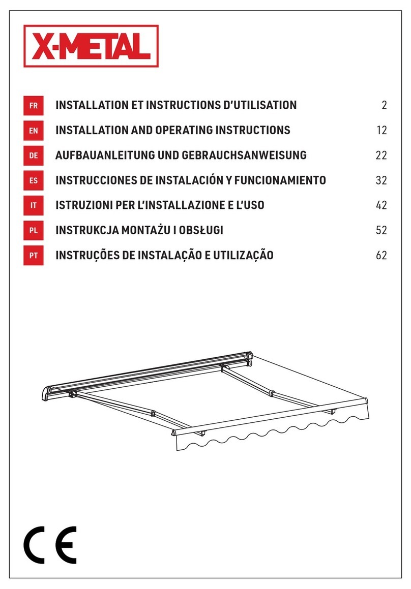 X-METAL 33850 Installation and operating instructions