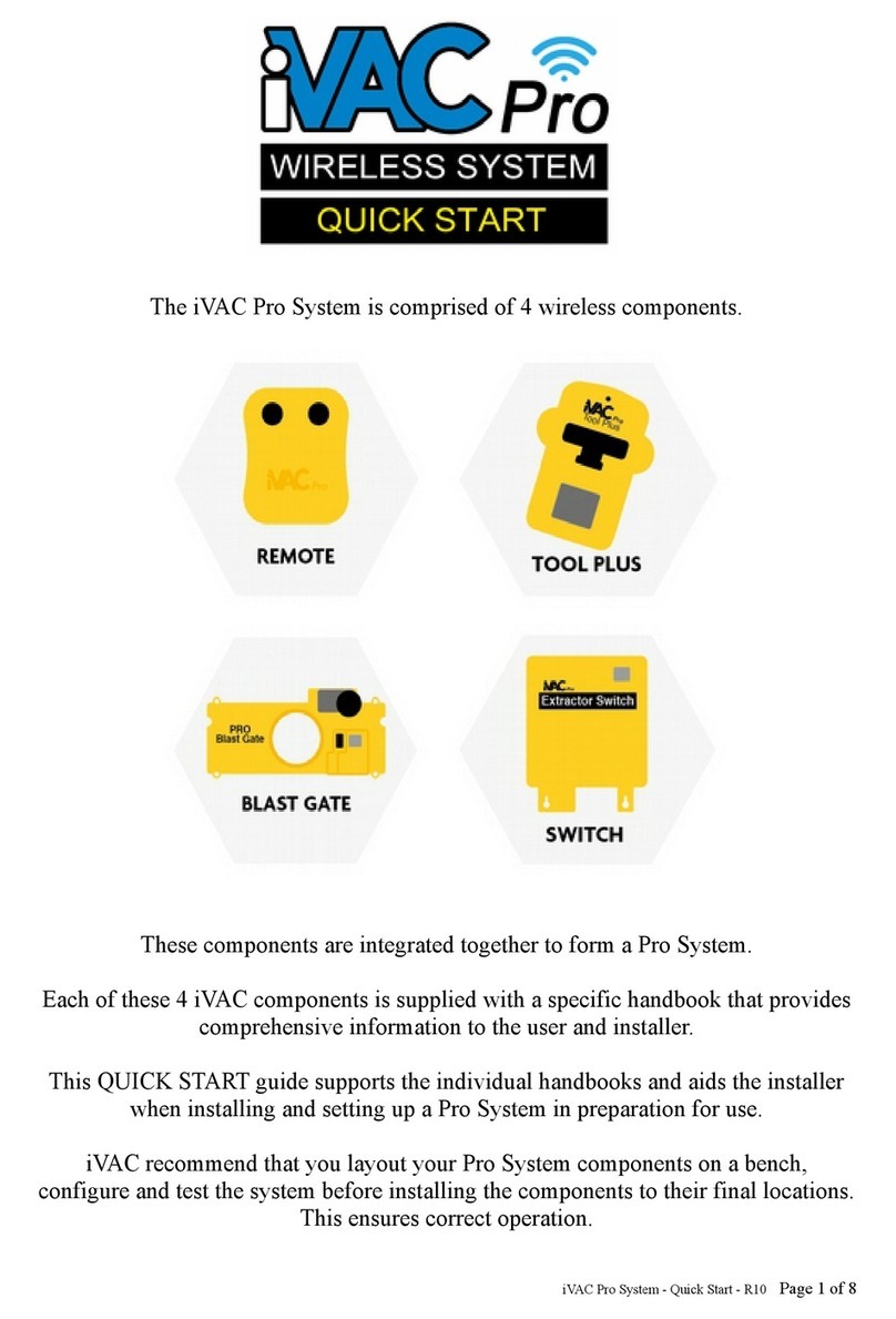 i-Vac iVAC Pro quick start