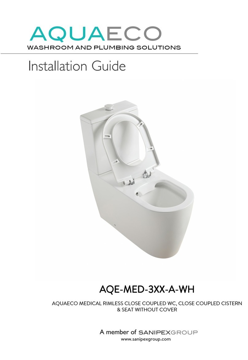 Sanipex AQUAECO AQE-MED-3-A-WH Series installation guide