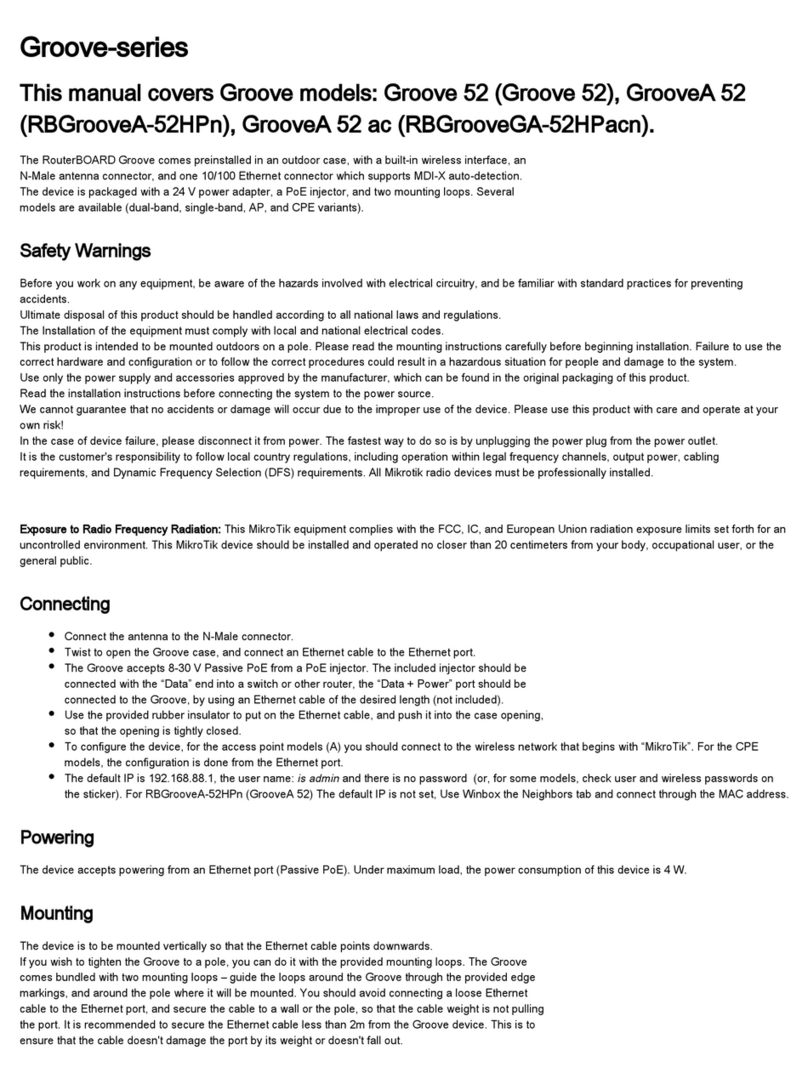 MikroTik RBGrooveGA-52HPacn manual