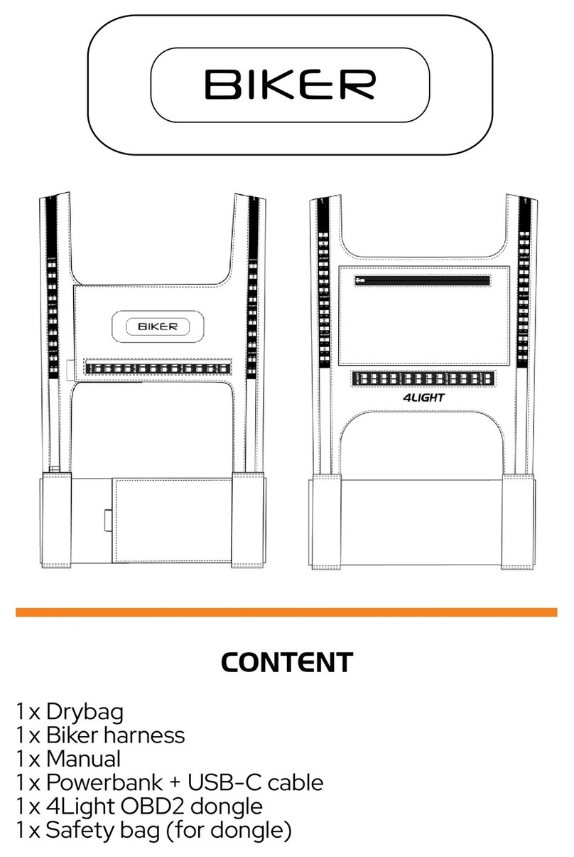 4LIGHT BIKER 40624 instruction manual