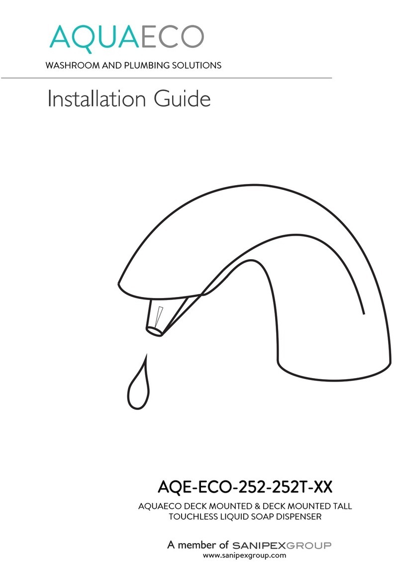 Sanipex AQUAECO AQE-ECO-252-252T Series installation guide Sanipex AQUAECO AQE-ECO-252-252T Series installation guide