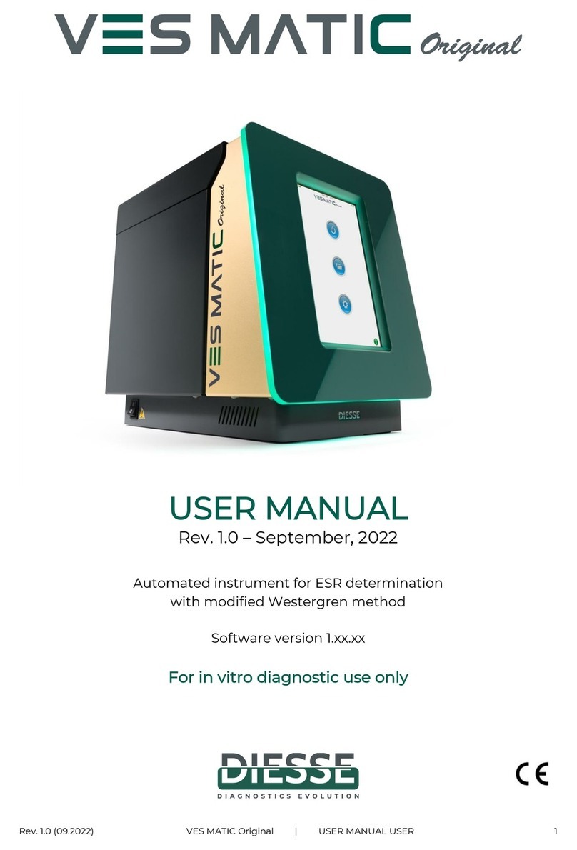 Diesse VES MATIC Original user manual