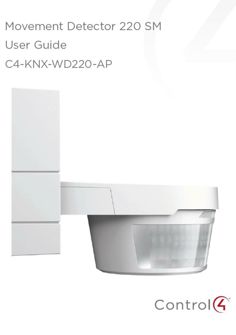 Contro l4 Movement Detector 220 SM User manual