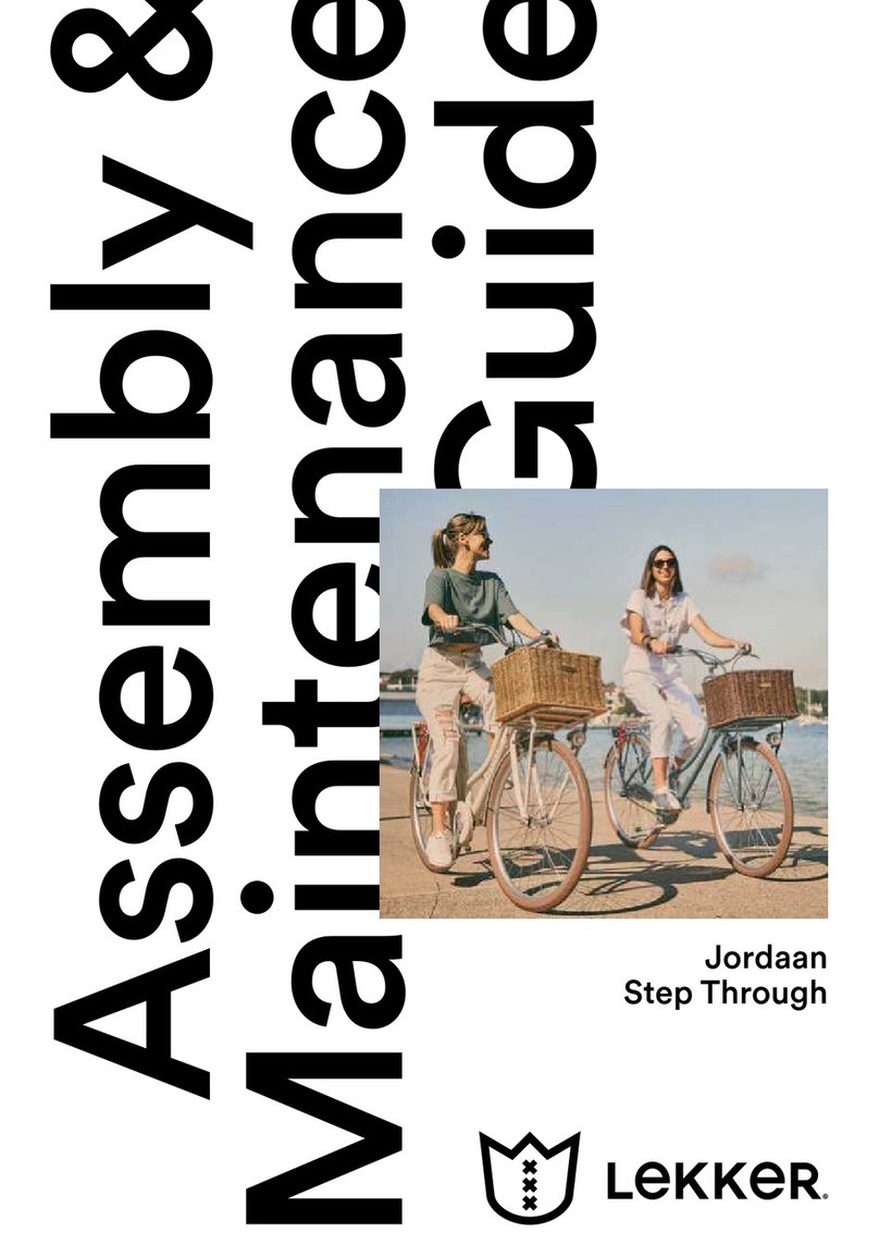 Lekker Jordaan Step Through Assembly & maintenance guide
